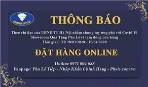 Showroom Quà Tặng Pha Lê tạm ngưng phục vụ tại cửa hàng