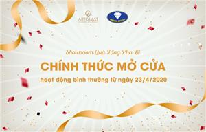 Showroom Quà Tặng Pha Lê CHÍNH THỨC mở cửa hoạt động từ 23/4