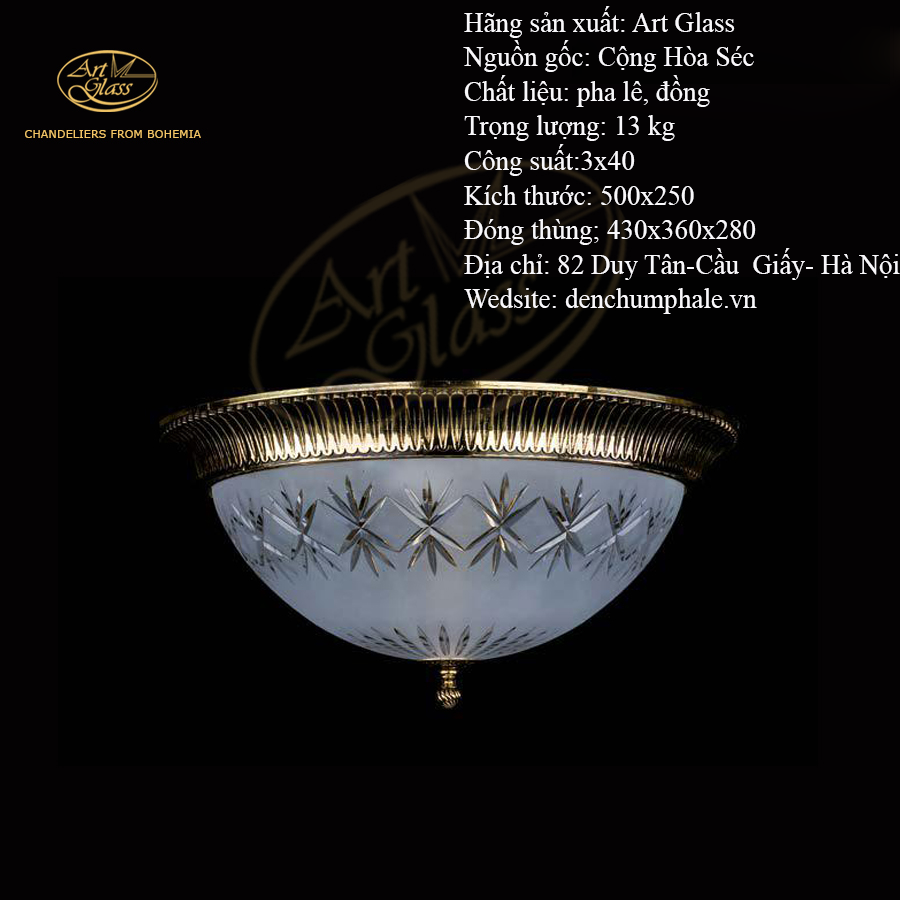 Đèn trần LEA III BRASS ANTIQUE