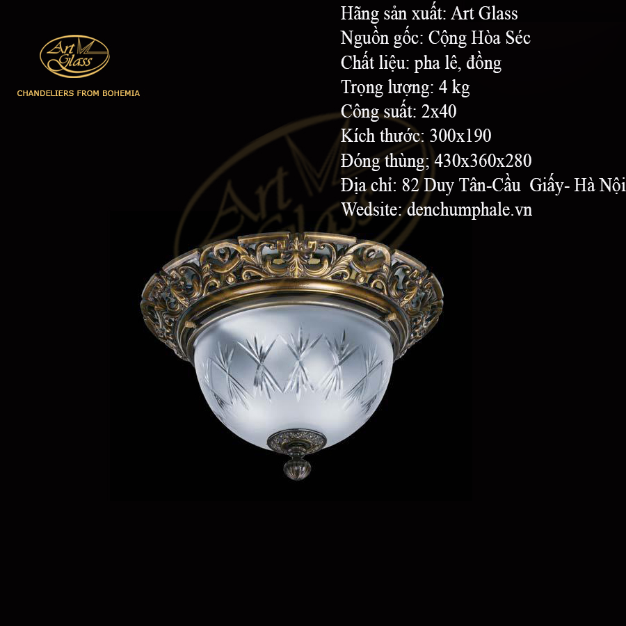 Đèn trần LEA I LIGHT PATINA