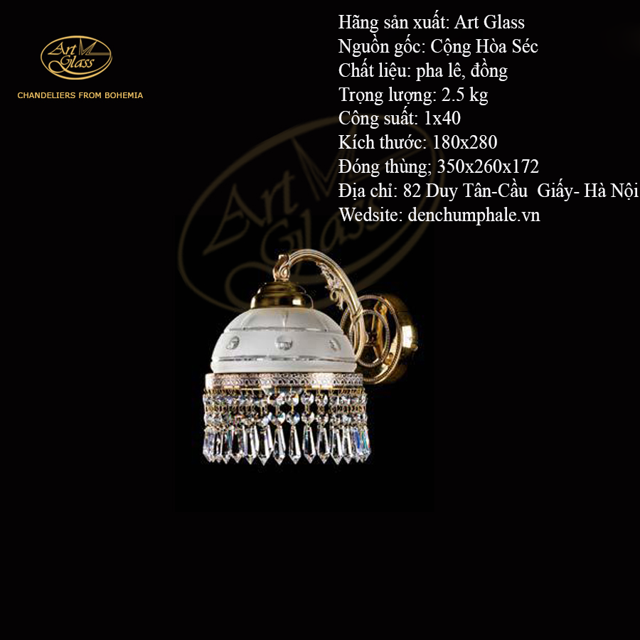 Đèn tường KARAT I WHITE GOLD WL