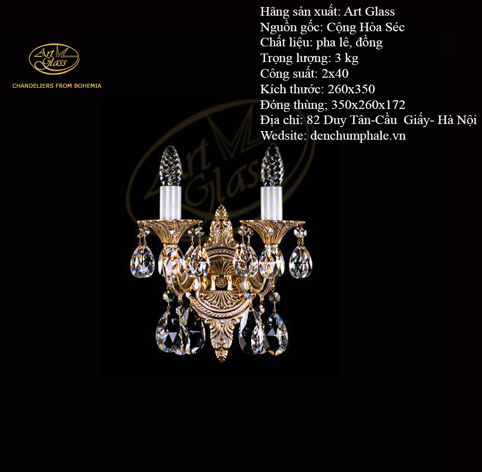 Đèn tường SARKA II WHITE GOLD WL