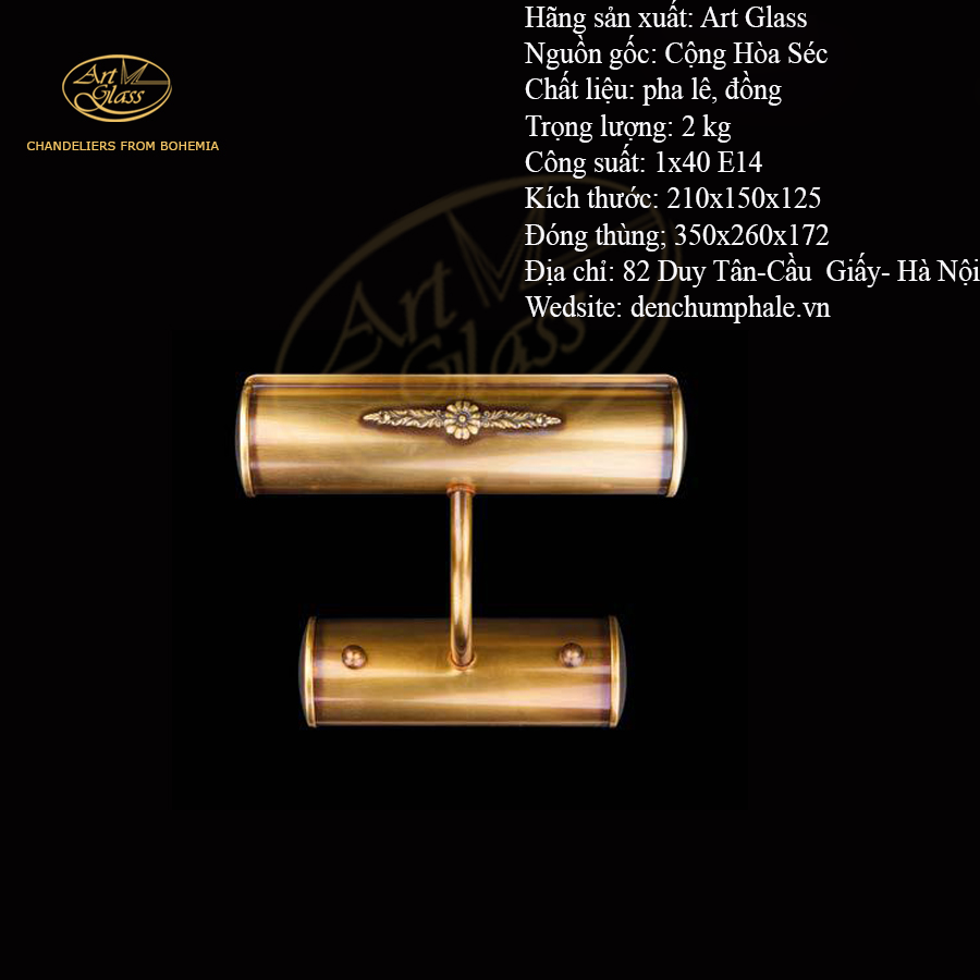 Đèn tường SERAFINA I LIGHT PATINA WL