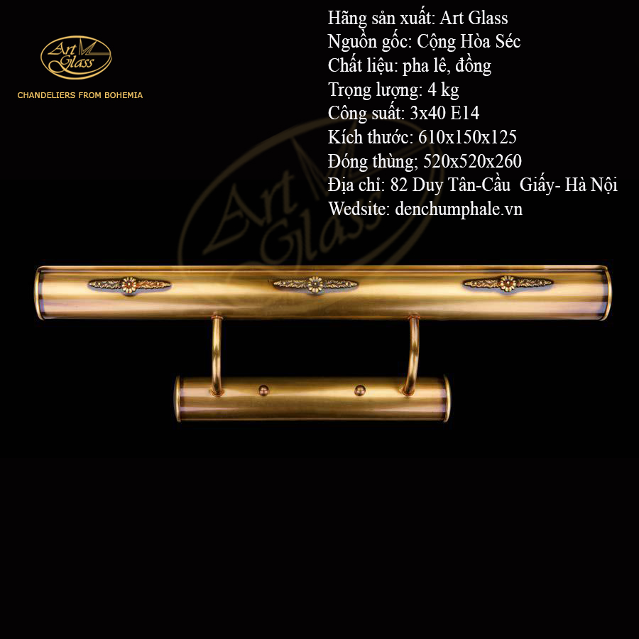 Đèn tường SERAFINA III LIGHT PATINA WL