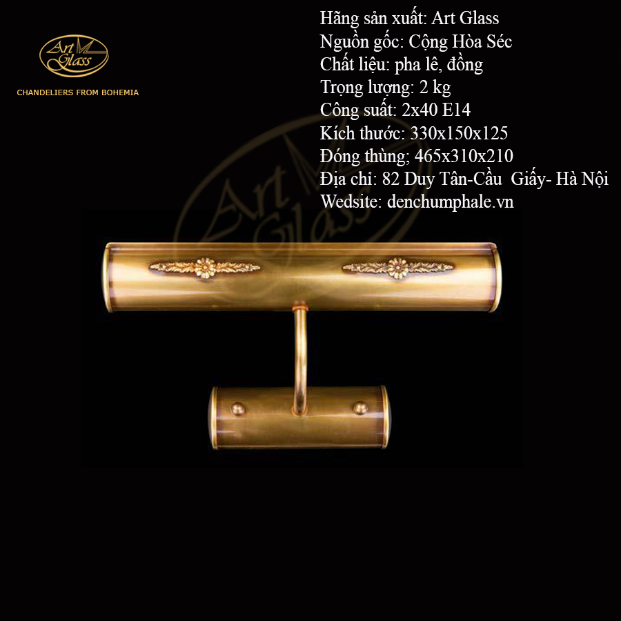 Đèn tường SERAFINA II LIGHT PATINA WL