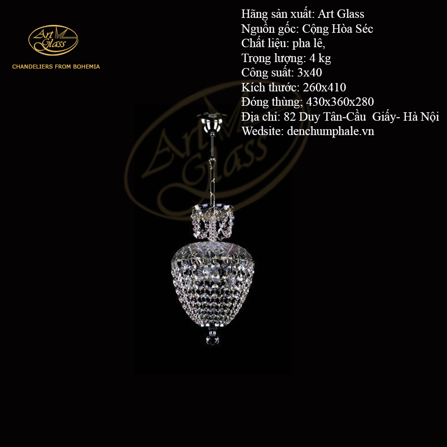 Đèn trần VIVIEN II CHAIN NICKEL tinh tế | Công ty TNHH Quà tặng pha lê