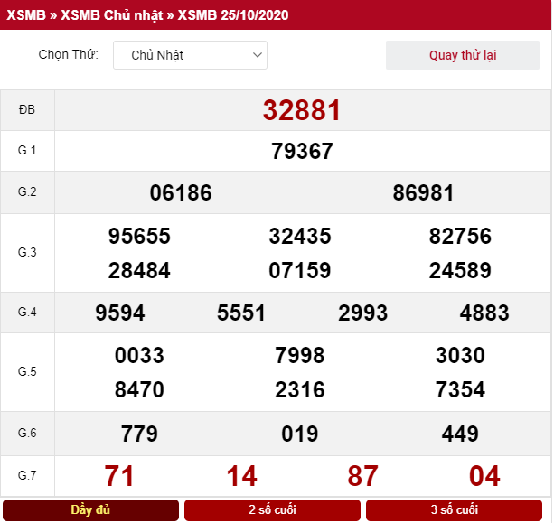 Quay thử xsmb ngày 25/10