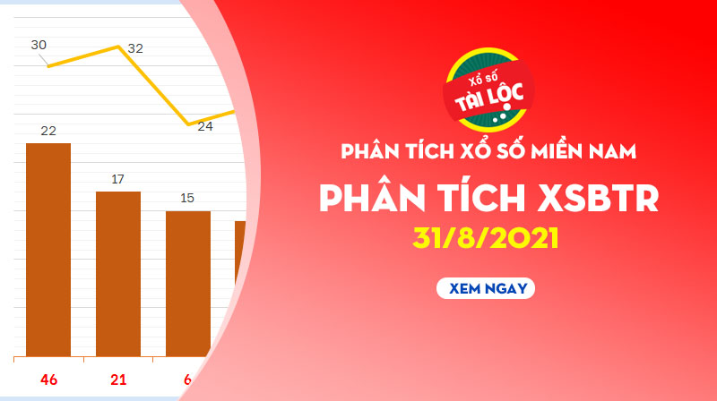 Thống kê XSBTR 31/8/2021 : Phân tích xổ số Bến Tre hôm nay 31/8/2021