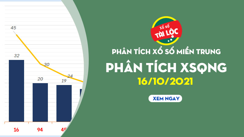 Thống kê XSQNG 16/10/2021 : Phân tích xổ số Quảng Ngãi hôm nay 16/10/2021