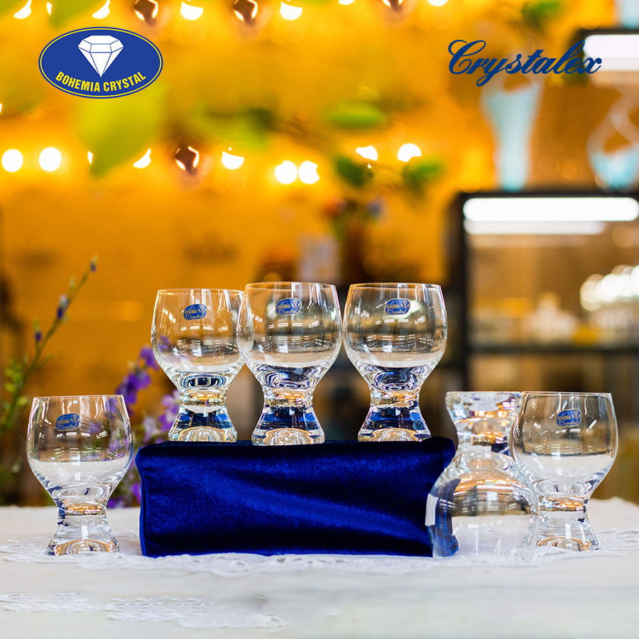 ​bo ly uong ruou vang trang gina white wine 230ml
