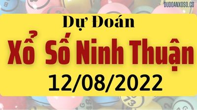 Thống Kê XSNT 12/08/2022 - Tham Khảo Xổ Số Ninh Thuận Thần Tài