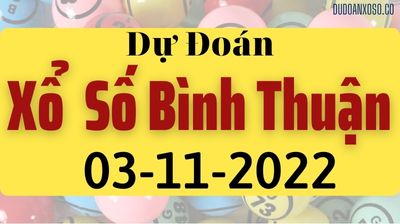 Thống Kê XSBTH 03/11/2022 - Tham Khảo Xổ Số Bình Thuận Thần Tài