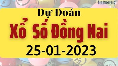 Thống Kê XSDN 25/01/2023 - Tham Khảo Xổ Số Đồng Nai Thần Tài