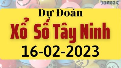 Thống Kê XSTN 16/02/2023 - Tham Khảo Xổ Số Tây Ninh Thần Tài