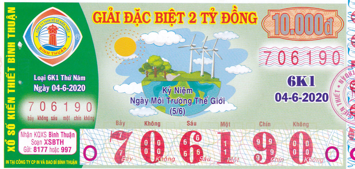 Vé số Bình Thuận