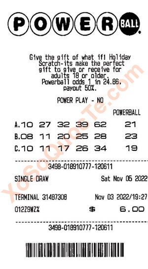 Mua vé số Powerball thế nào?