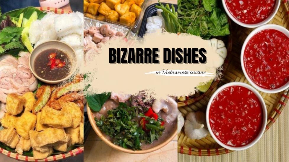 Which bizarre dishes are in Vietnamese cuisine?
