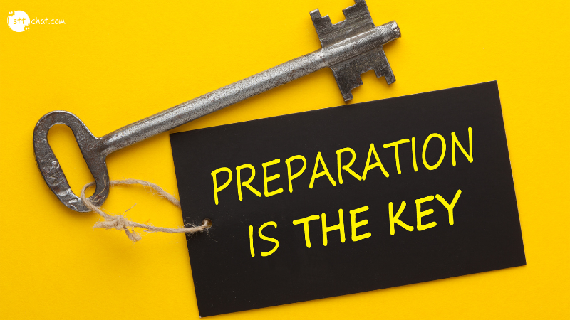 Preparation is key to achieving personal and professional goals. Source: Internet