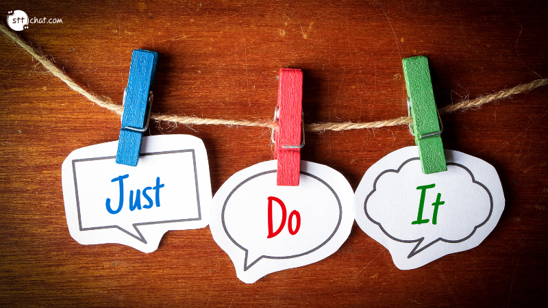 Don't think, just do quote meaning