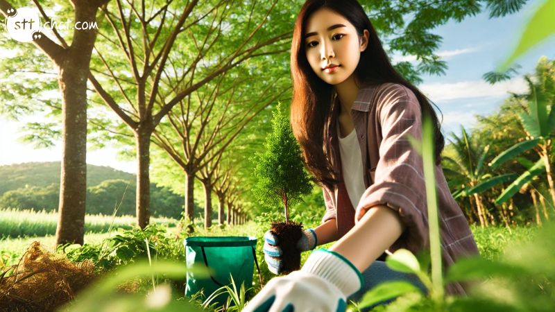Every morning, Ana took a bag and walked the streets, picking up trash