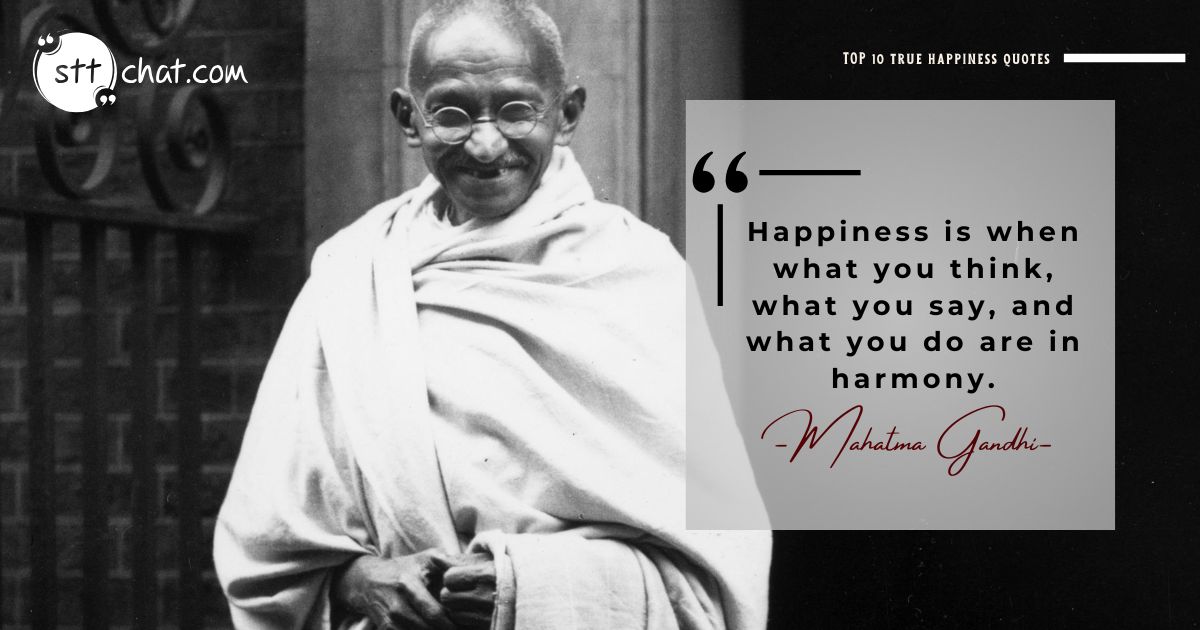 When our thoughts, words, and actions are consistent, we experience a sense of inner peace and satisfaction.