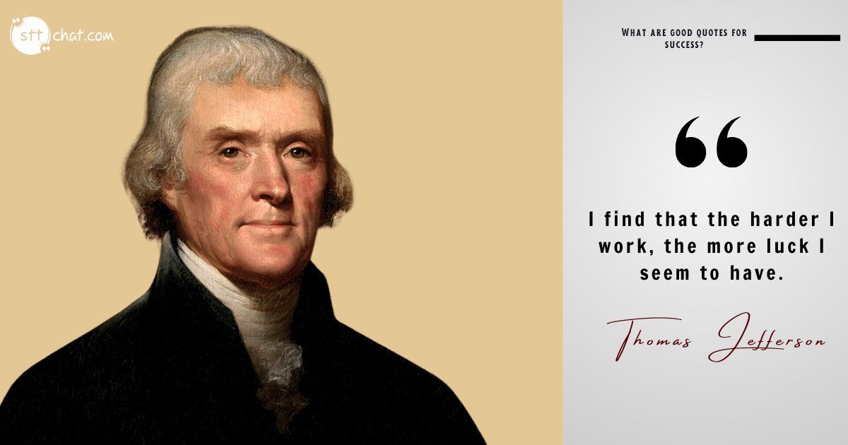 Jefferson ties success to effort, debunking the myth of 