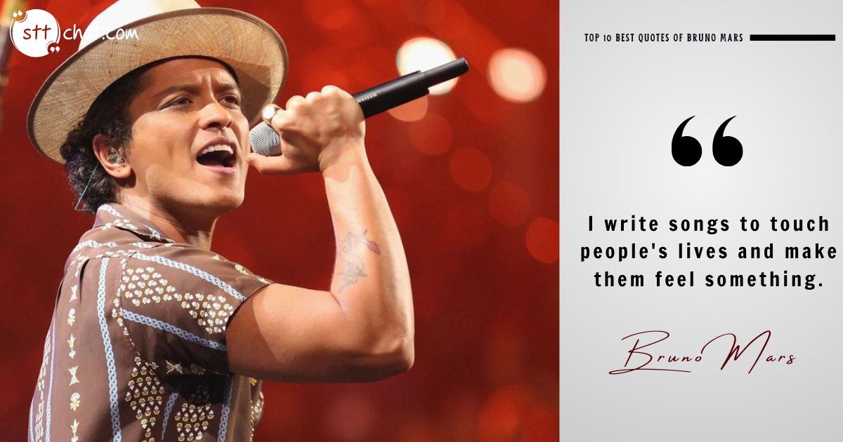 Bruno’s music and words resonate because of their heartfelt sincerity, aiming to connect with listeners on a deep level