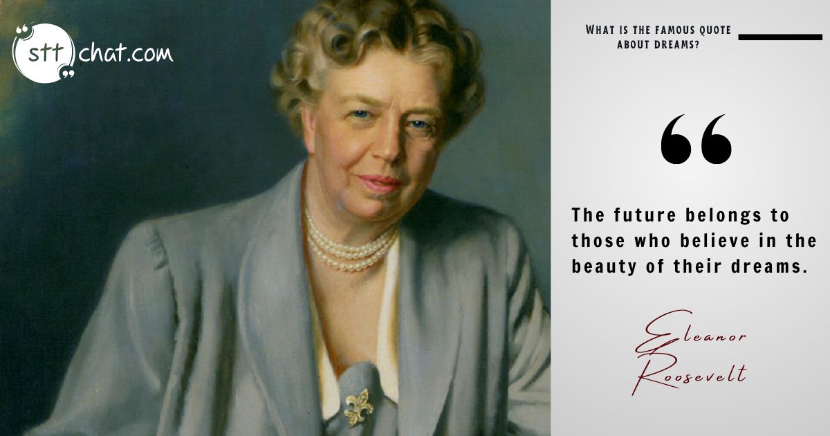 Eleanor Roosevelt’s wisdom highlights the connection between belief and destiny