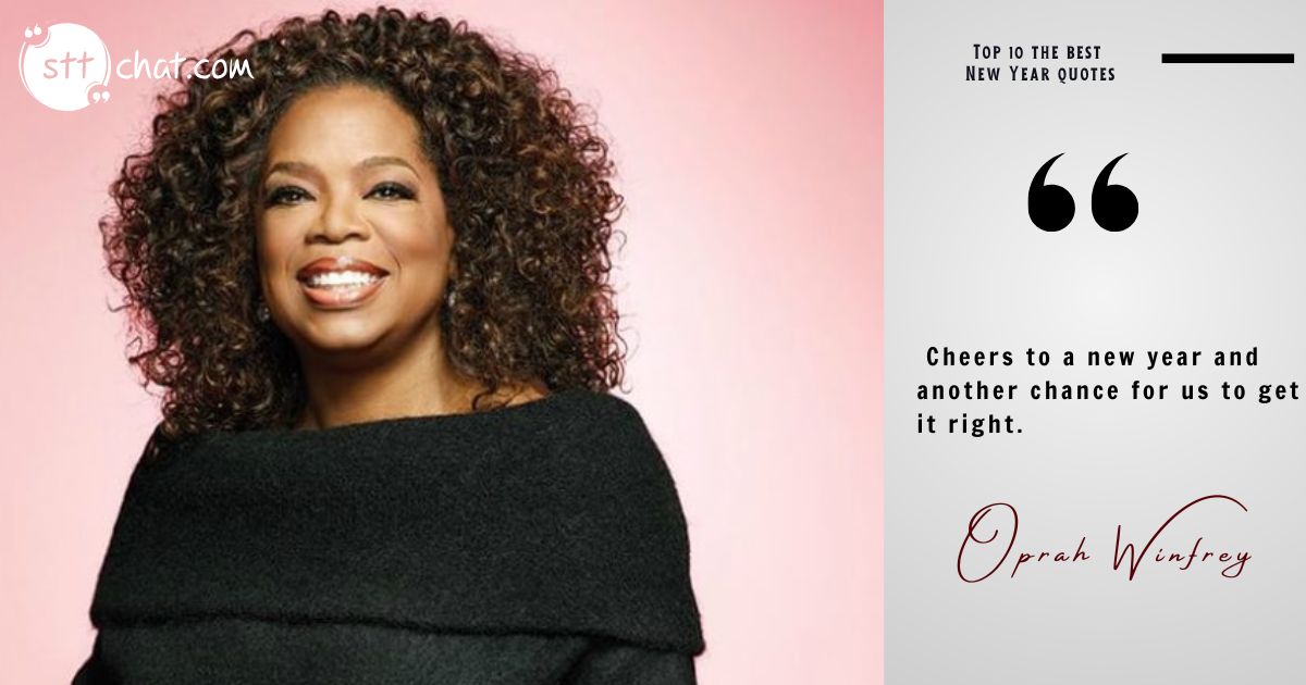 Oprah’s empowering words remind us that the New Year is more than just a date on the calendar