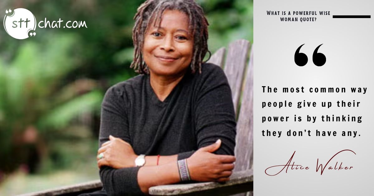 Alice Walker’s timeless wisdom is a call to action for women to recognize and reclaim their power