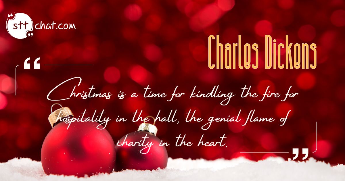 Dickens emphasizes that Christmas is more than a festive occasion—it’s a time to nurture kindness and generosity, both outwardly and within ourselves