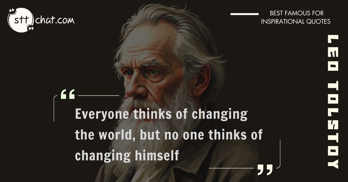 This iconic quote underscores the importance of personal transformation as the first step toward societal change