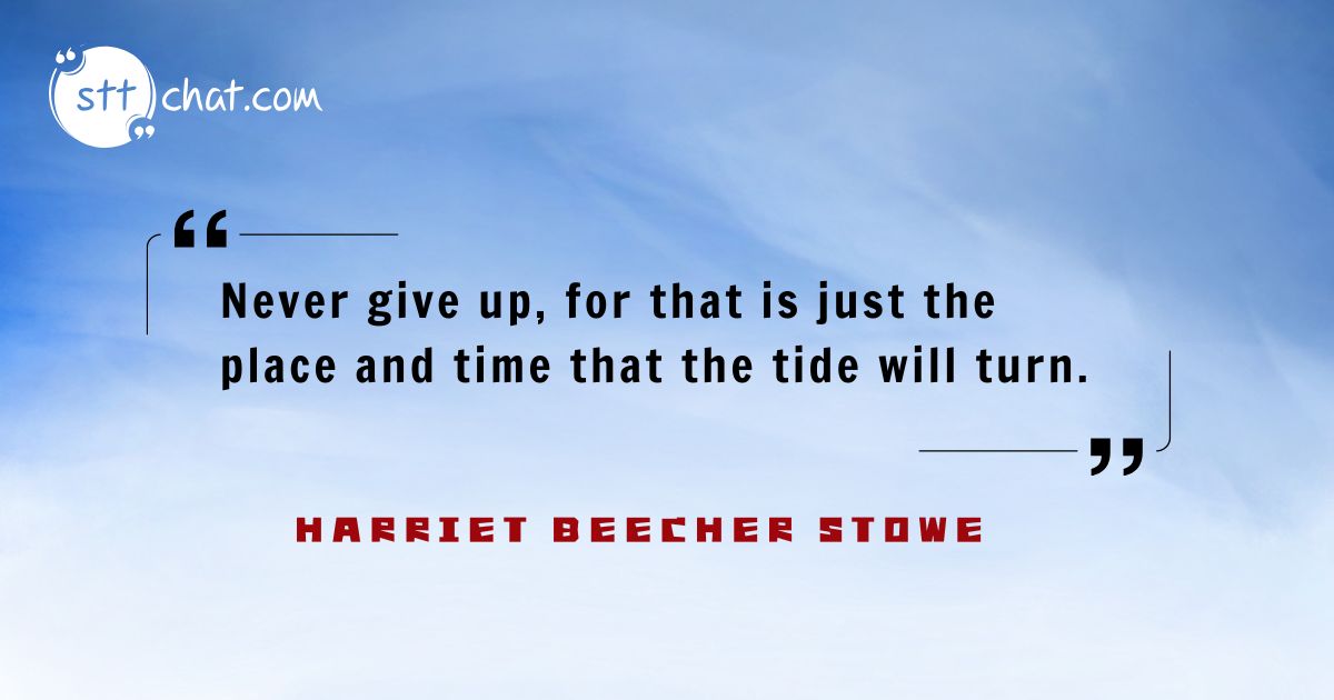 History is full of stories where persistence turned despair into triumph