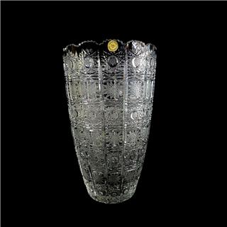 Lọ hoa pha lê 80756.57.450 cao 35.5cm Tiệp Khắc