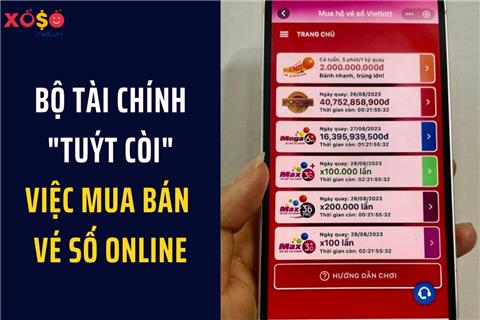 Mua bán vé số online, mua hộ vé số: Bị cấm liệu có phù hợp?
