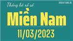 Thống kê XSMN Ngày 11/03/2023 - Thống kê Kết Quả XSMN Thứ 7