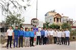 Chi đoàn Thanh niên UBND huyện bàn giao công trình thanh niên “Gương cầu lồi đảm bảo ATGT” tại xóm 10 xã Hải Phương