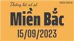 Thống kê XSMB Ngày 15/09/2023 - Thống kê Kết Quả XSMB Thứ 6