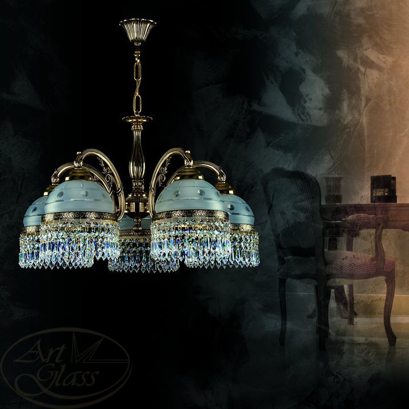 Ảnh minh họa Đèn trần CASSANDRA V BRASS ANTIQUE CE