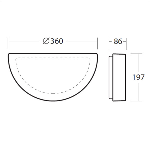 Ảnh minh họa Đèn ốp tường NARA 1,2