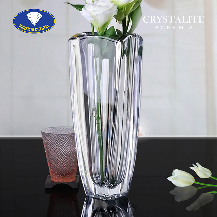 Ảnh minh họa ​Lọ hoa pha lê Arezzo 28cm