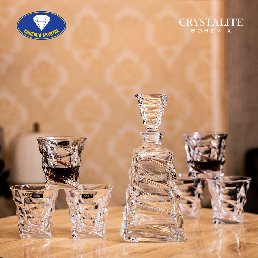 Ảnh minh họa ​Bộ bình cốc uống rượu Whisky Casablanca