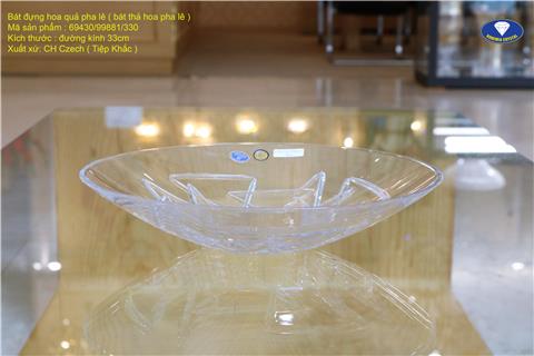 Bát đựng hoa quả pha lê 33cm