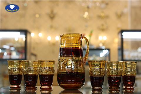 Bộ bình ly cốc pha lê màu 321 1500 16603 85 2125