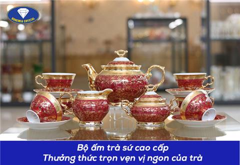 Bộ ấm trà sứ Tiệp - Lựa chọn tinh tế trong thưởng thức trà