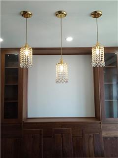 Dự án lắp đặt đèn pha lê Tiệp trong căn hộ tại Tây Hồ Residence