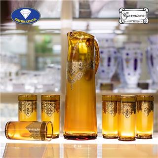 Bộ bình cốc ly pha lê màu 1500ml