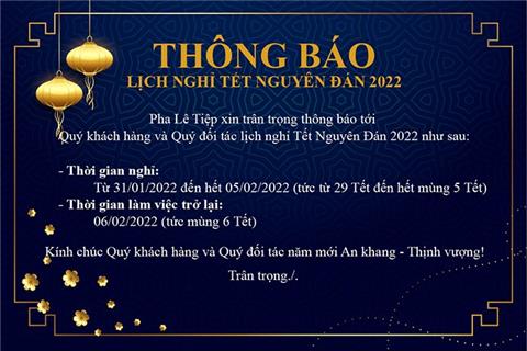 Thông báo: Quà tặng pha lê nghỉ lễ Tết Nguyên Đán Nhâm Dần 2022