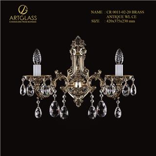 Đèn tường CR-0011-02-20-BRASS-Antique WL